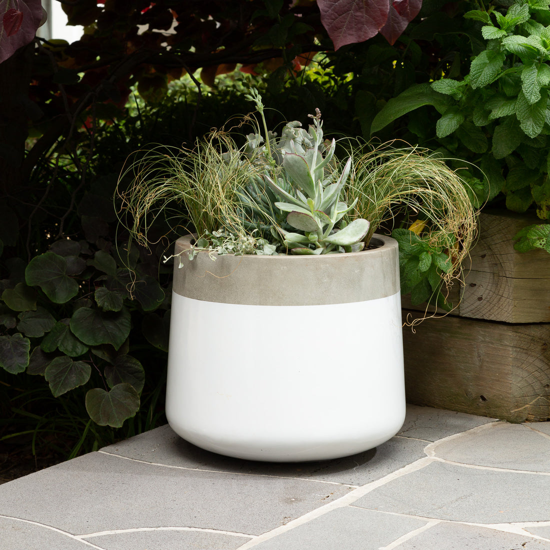 Bring a splash of coastal calm to your courtyard or patio