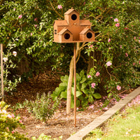 Garden Stake Bird House