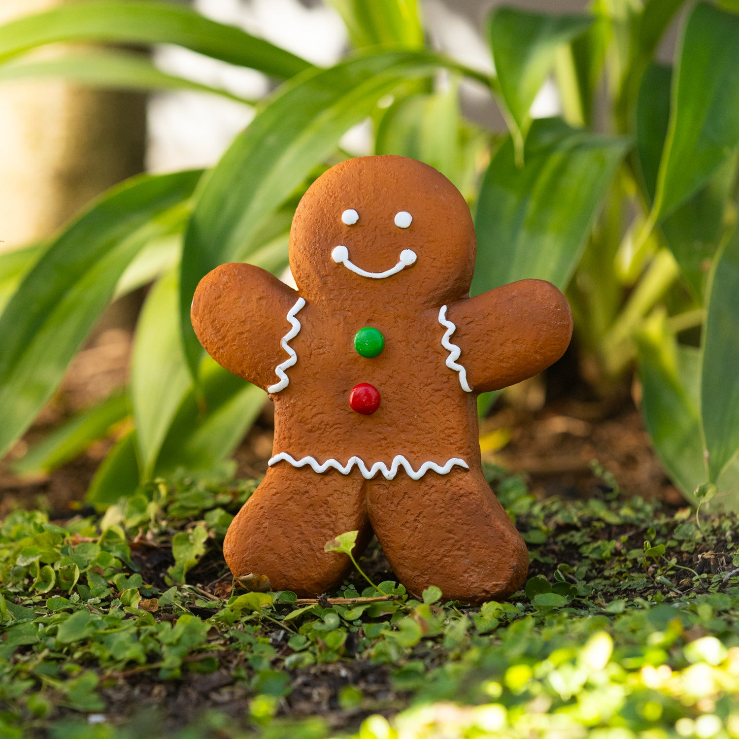 Gingerbread Man Garden Statue