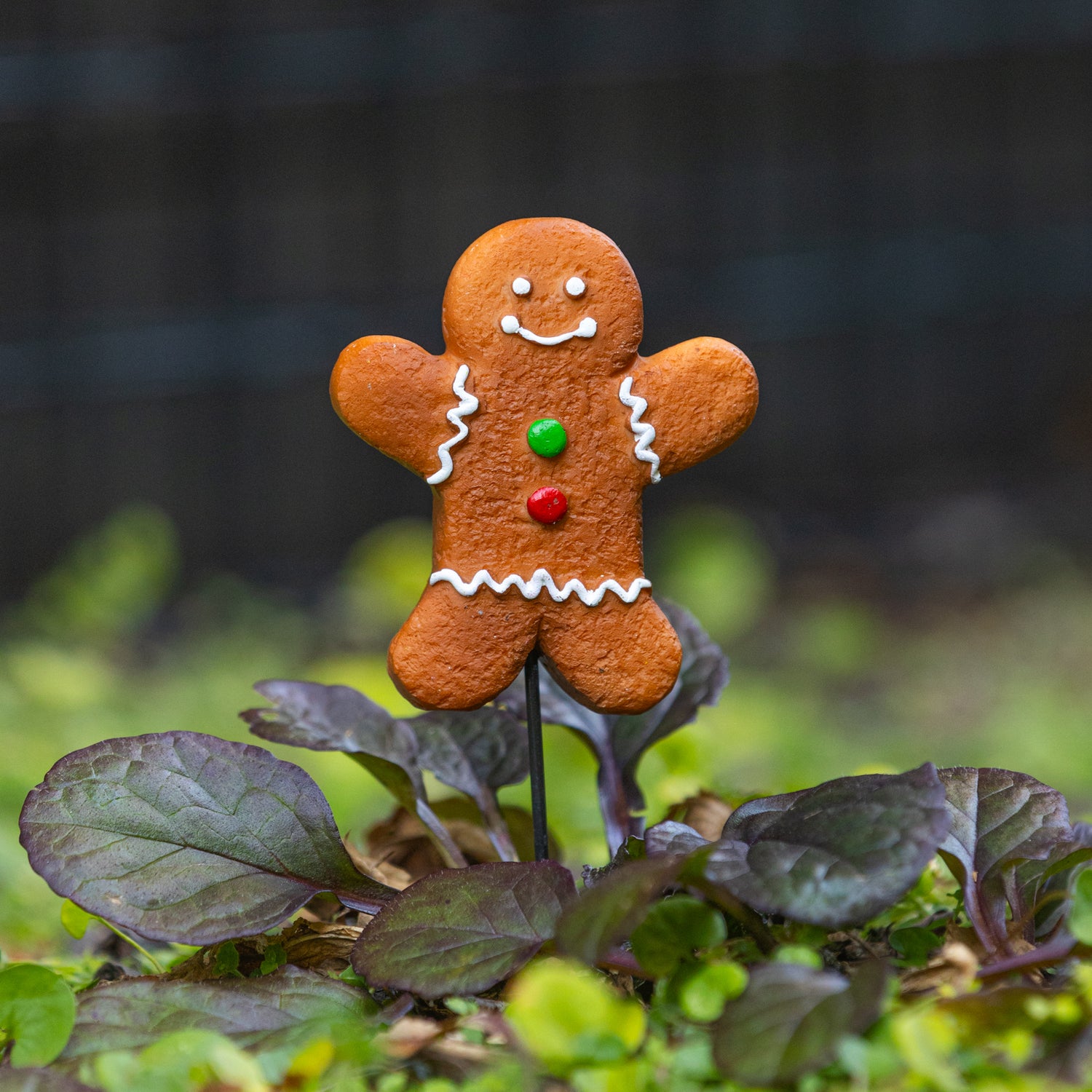 Gingerbread Man Decorative Garden Stake