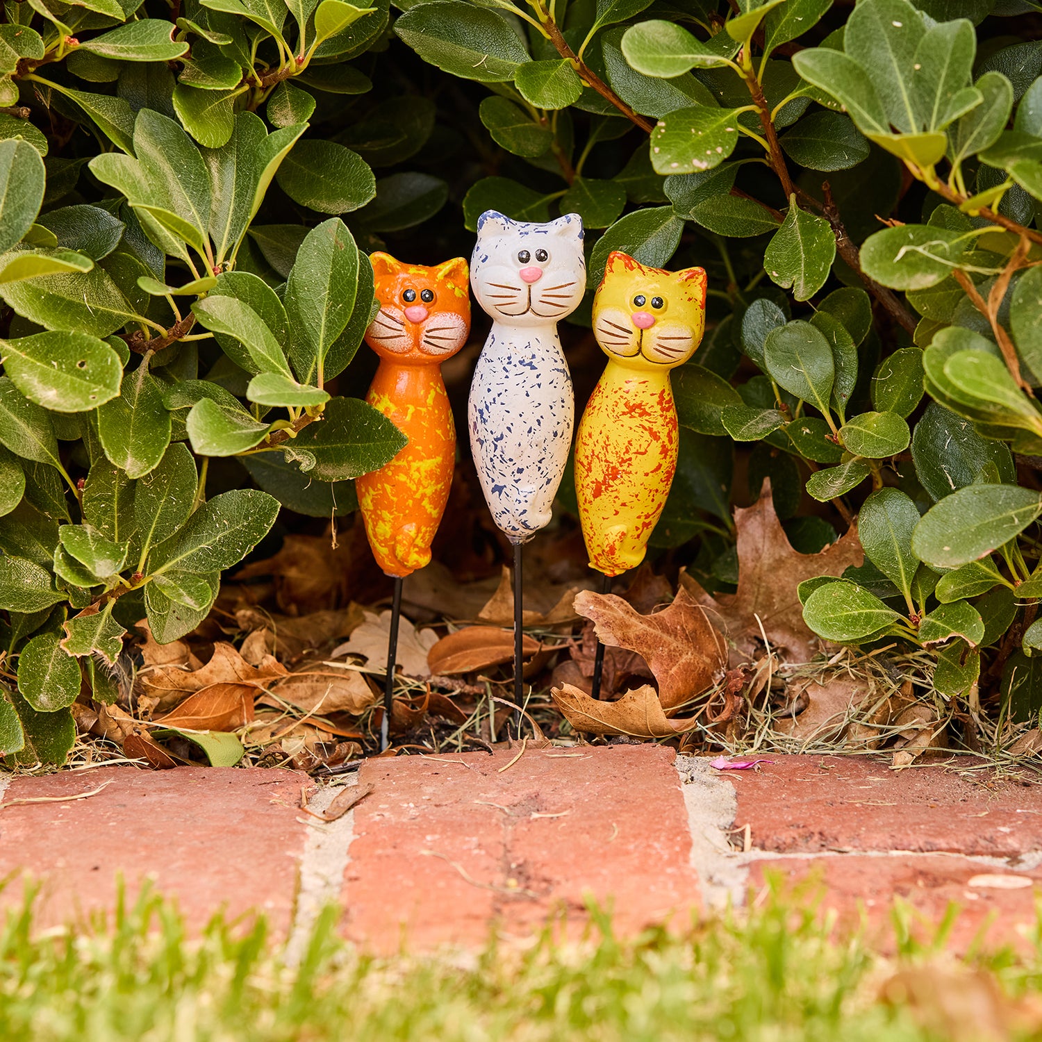 Tall Cats Decorative Garden Stake