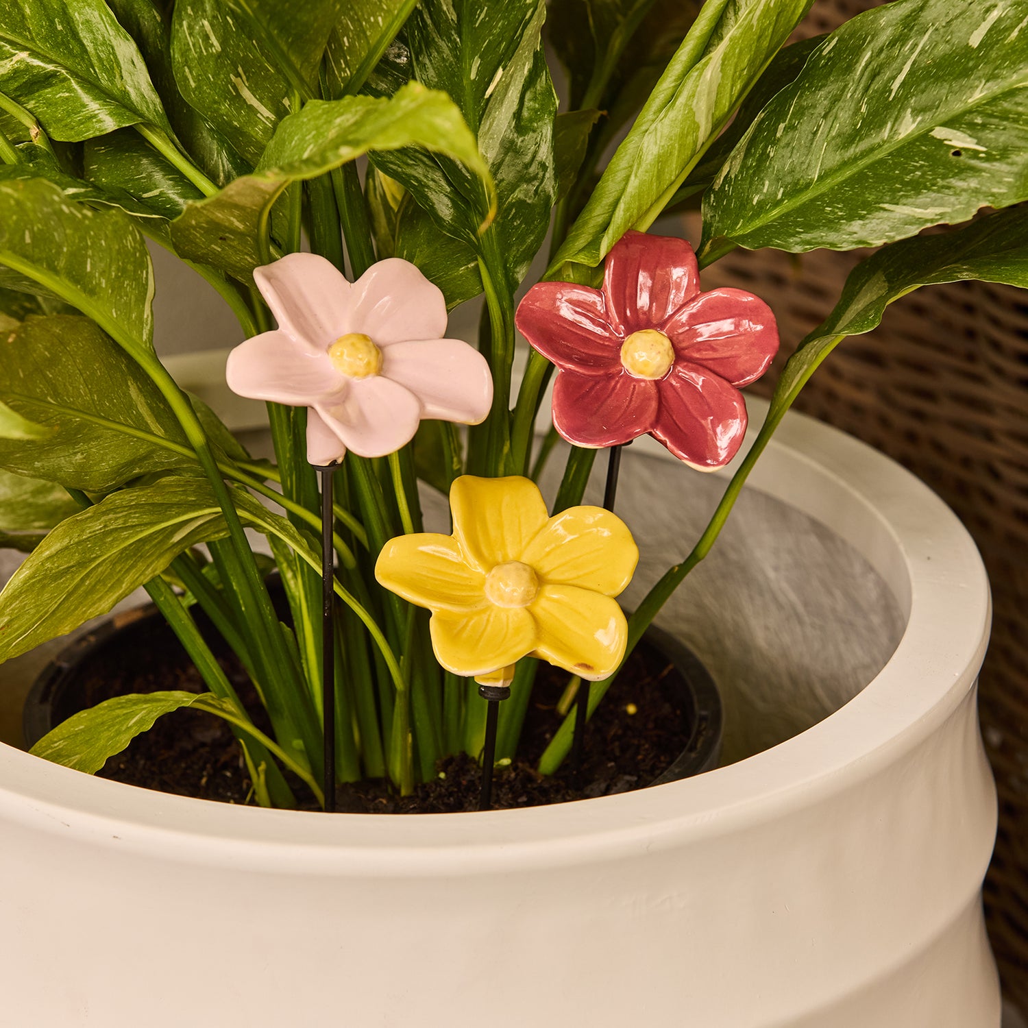 Primrose Flower Decorative Garden Stake