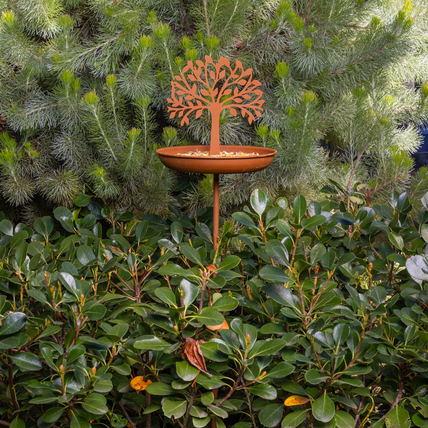 Garden Stake Bird Feeder