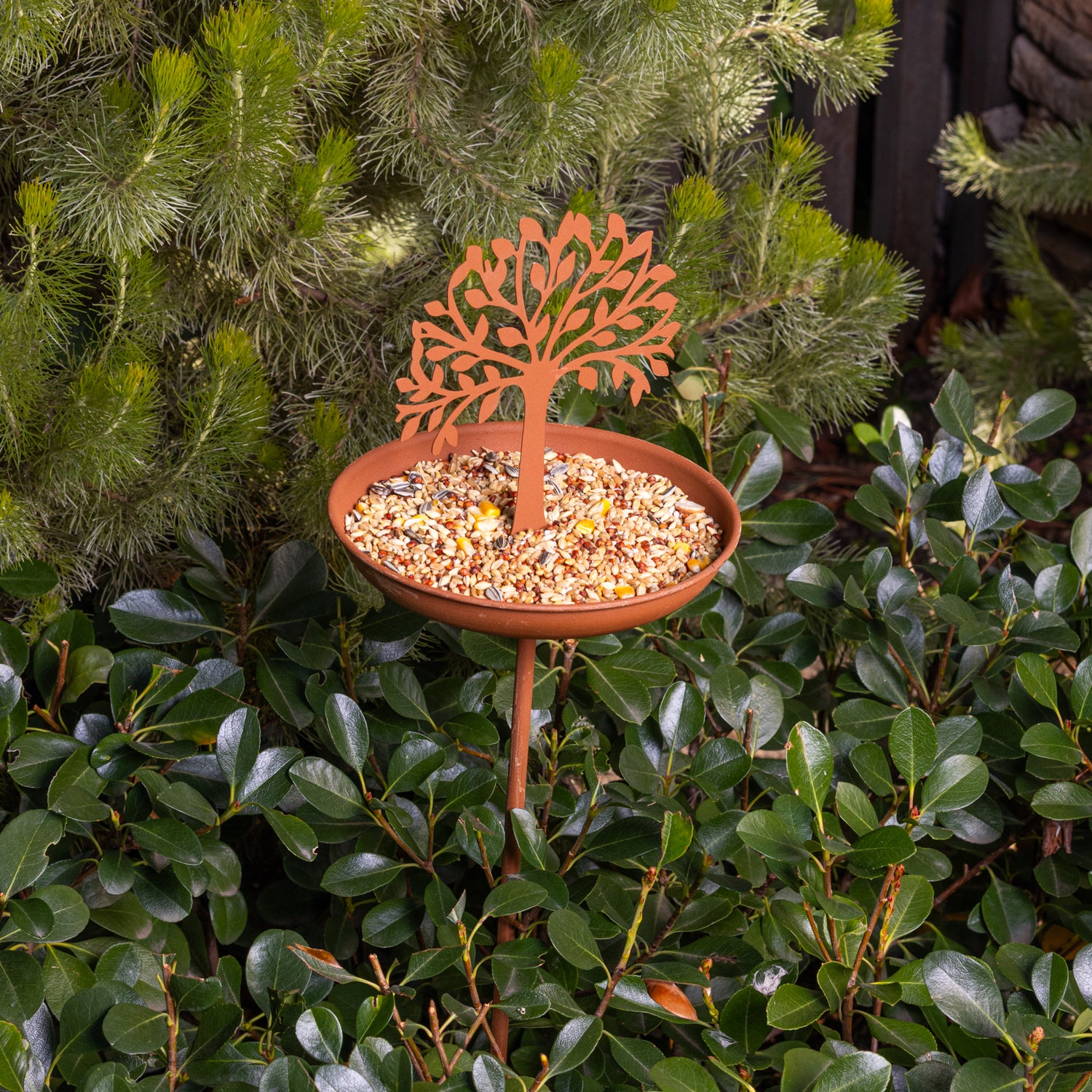 Garden Stake Bird Feeder