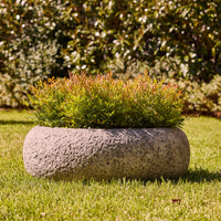 Cinder Low Bowl Planter