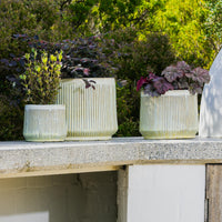 Kora Fluted Cylinder Pot