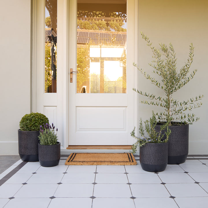 Slate Cylinder Pot