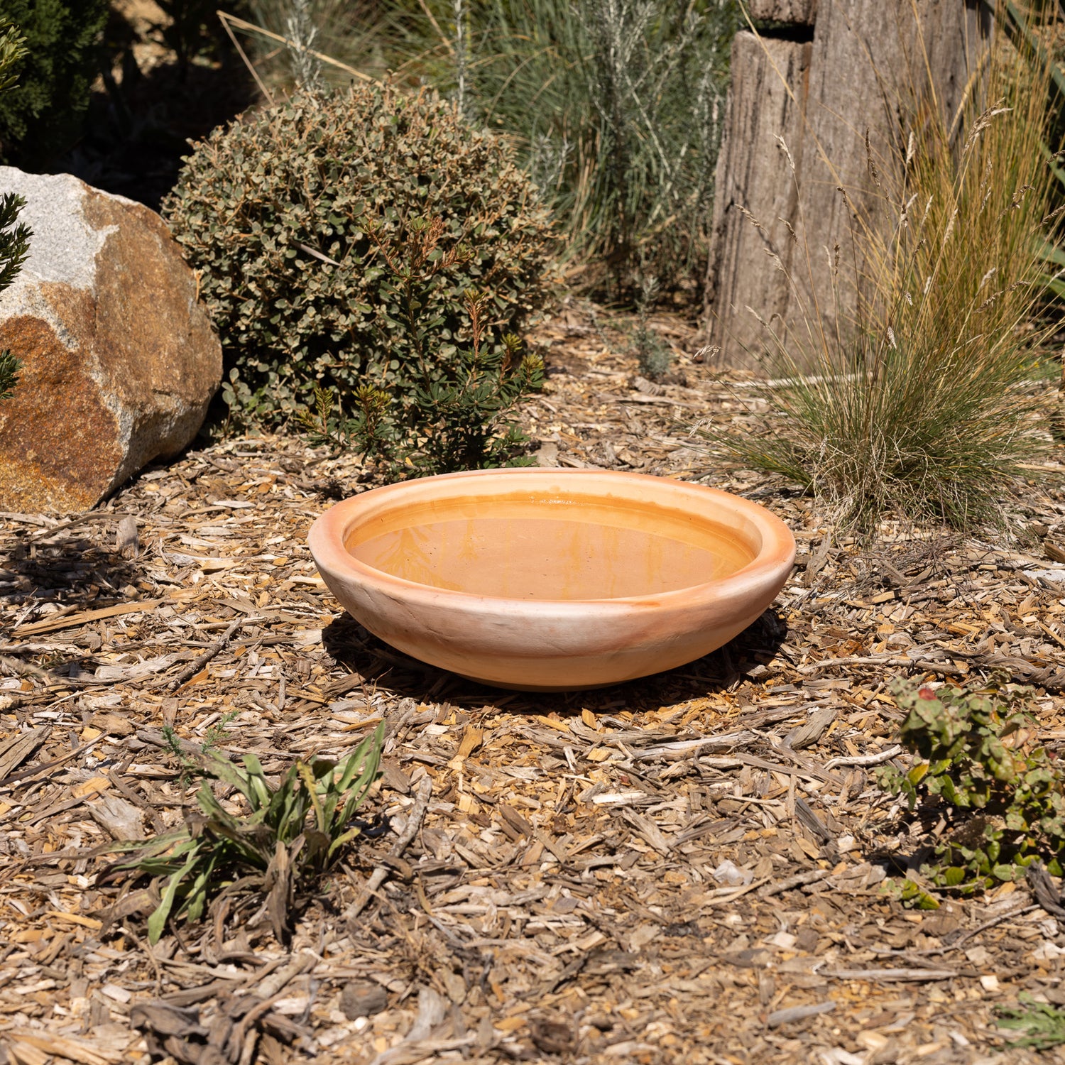 Terracotta Bird Bath Bowl