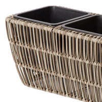 Rattan Balcony Planter