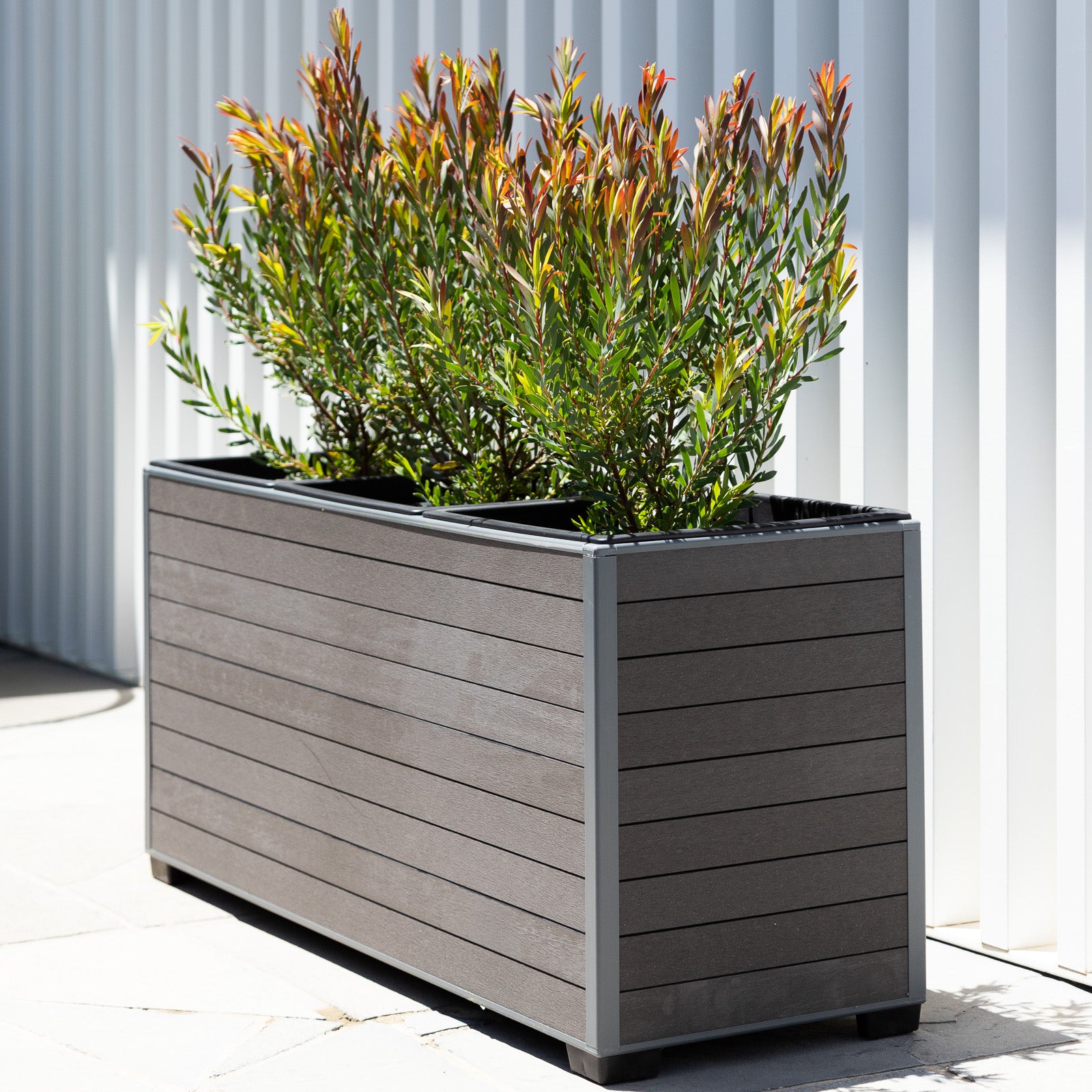 plastic planter boxes bunnings Savannah Tri Planter