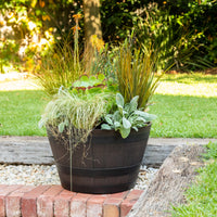 Whiskey Barrel Planter